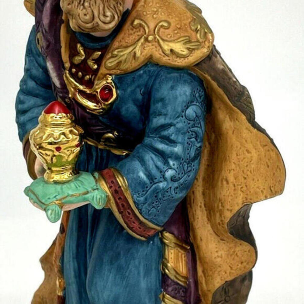 Vintage KIRKLAND Christmas Nativity Porcelain King Figure Replacement 75177